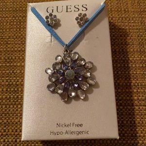 New Guess necklace and earring set